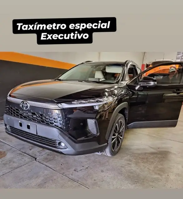 Taxímetro executivo instalado